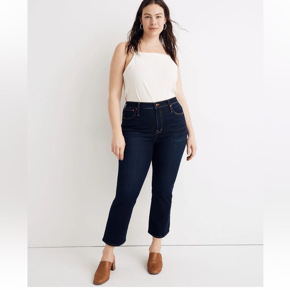 Madewell Tall Curvy Cali Demi-boot Jeans Sz 26T